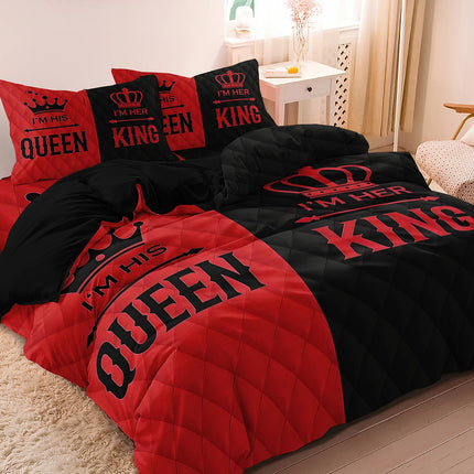 Duvet Set 3pc King Queen Couple Bedding Set - Duvet Set - Reese - Mad Fly Essentials