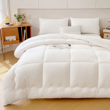 Duvet Set Goose Down Quilted Comforter Bedding Set - Duvet Set - BENLI WHITE - Mad Fly Essentials