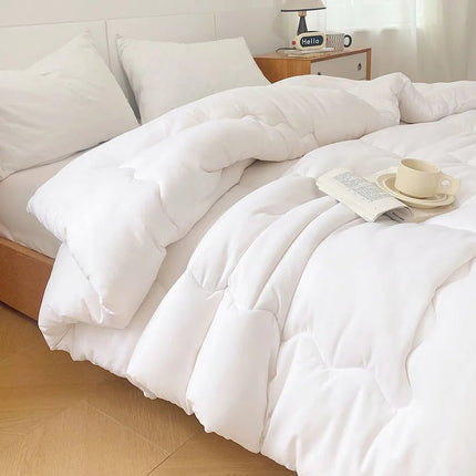 Duvet Set Goose Down Quilted Comforter Bedding Set - Duvet Set - BENLI WHITE - Mad Fly Essentials
