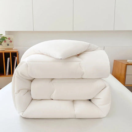 Duvet Set Goose Down Quilted Comforter Bedding Set - Duvet Set - BENLI WHITE - Mad Fly Essentials