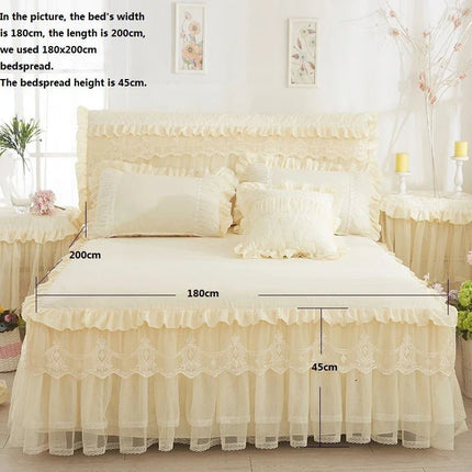 Duvet Set Kids Room Princess Lace Bedding Set - Duvet Set - Reese - Mad Fly Essentials
