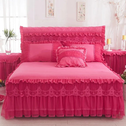 Duvet Set Kids Room Princess Lace Bedding Set - Duvet Set - Reese - Mad Fly Essentials