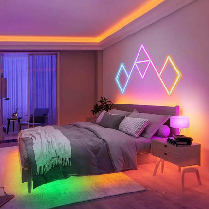 Dynamic Smart 16M+ Colors RGB Wall Strip LED Night Light - LED Night Light - AIOPP - Mad Fly Essentials