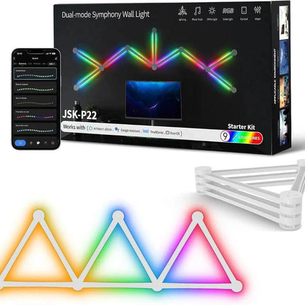 Dynamic Smart 16M+ Colors RGB Wall Strip LED Night Light - LED Night Light - AIOPP - Mad Fly Essentials