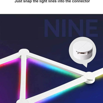 Dynamic Smart 16M+ Colors RGB Wall Strip LED Night Light - LED Night Light - AIOPP - Mad Fly Essentials