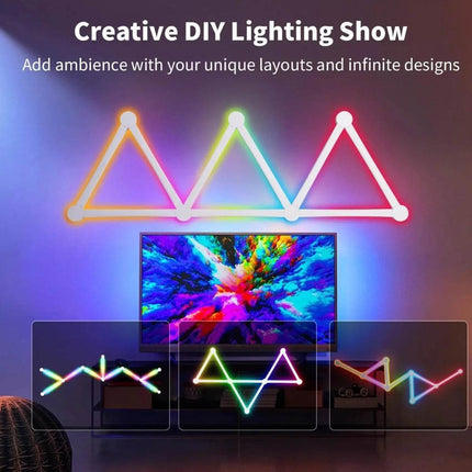 Dynamic Smart 16M+ Colors RGB Wall Strip LED Night Light - LED Night Light - AIOPP - Mad Fly Essentials