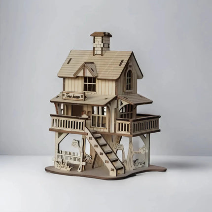 Early Learning Toys 3D Puzzles DIY Tree House Model - Early Learning Toys - 3D Puzzles - Mad Fly Essentials