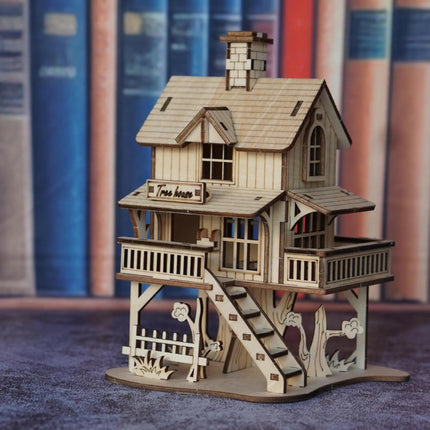 Early Learning Toys 3D Puzzles DIY Tree House Model - Early Learning Toys - 3D Puzzles - Mad Fly Essentials
