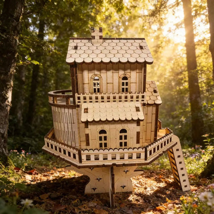 Early Learning Toys 3D Puzzles DIY Tree House Model - Early Learning Toys - 3D Puzzles - Mad Fly Essentials