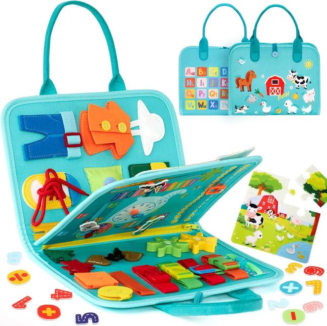 Early Learning Toys Kids Busy Book Sensory Montessori - Early Learning Toys - Mad Fly Essentials - Mad Fly Essentials