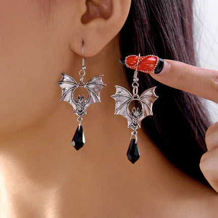 Earrings Gothic Women Vampire Bat Water Drop Earrings - Earrings - ESSPOC - Mad Fly Essentials