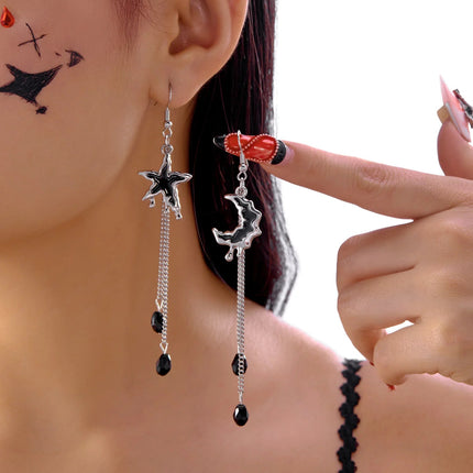 Earrings Gothic Women Vampire Bat Water Drop Earrings - Earrings - ESSPOC - Mad Fly Essentials