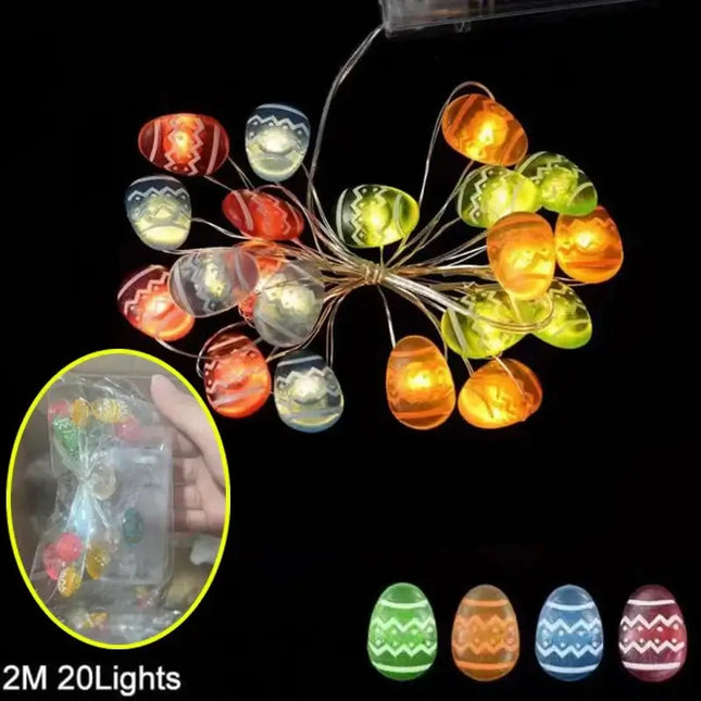 Easter Decor LED Fairy Garland Bunny Lights - Easter Decor - KHTO - Mad Fly Essentials