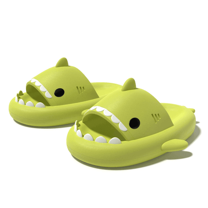 Women Cartoon Shark Thick Sole Slippers - Mad Fly Essentials
