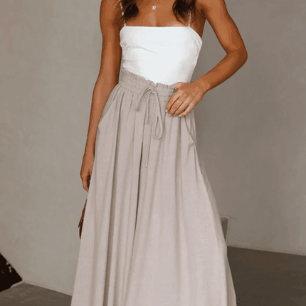 Women Floral Summer Elastic Wide Leg Pants - Mad Fly Essentials