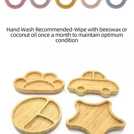 Eco - Friendly Food Animal Dinner Tray Set Baby Essentials - Baby Essentials - Baby Essentials - Mad Fly Essentials