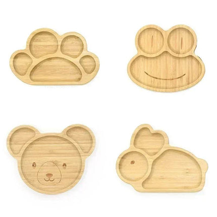 Eco - Friendly Food Animal Dinner Tray Set Baby Essentials - Baby Essentials - Baby Essentials - Mad Fly Essentials