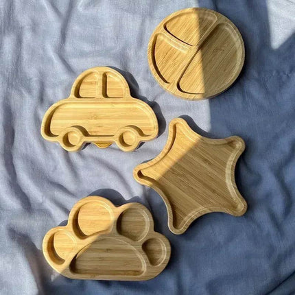 Eco - Friendly Food Animal Dinner Tray Set Baby Essentials - Baby Essentials - Baby Essentials - Mad Fly Essentials