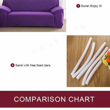 Elastic Living Room Solid Sofa Slipcovers - Mad Fly Essentials