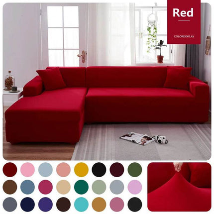 Elastic Living Room Solid Sofa Slipcovers - Mad Fly Essentials