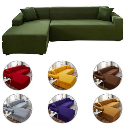 Elastic Living Room Solid Sofa Slipcovers - Mad Fly Essentials