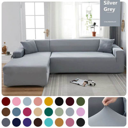Elastic Living Room Solid Sofa Slipcover - Slipcover - S - EMIGA - Mad Fly Essentials