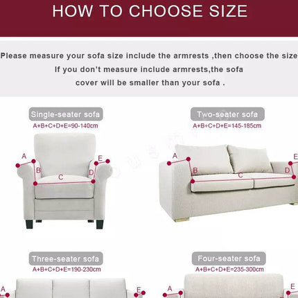 Elastic Living Room Solid Sofa Slipcovers - Mad Fly Essentials