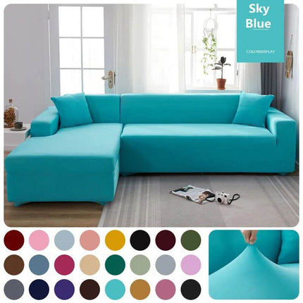 Elastic Living Room Solid Sofa Slipcover - Slipcover - S - EMIGA - Mad Fly Essentials