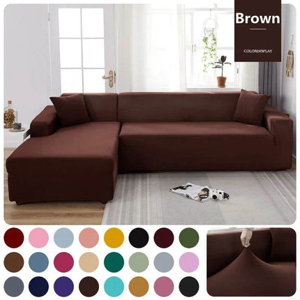 Elastic Living Room Solid Sofa Slipcovers - Mad Fly Essentials