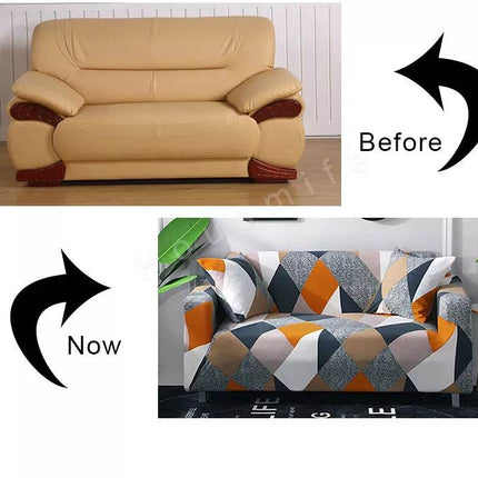 Elastic Living Room Solid Sofa Slipcover - Slipcover - S - EMIGA - Mad Fly Essentials