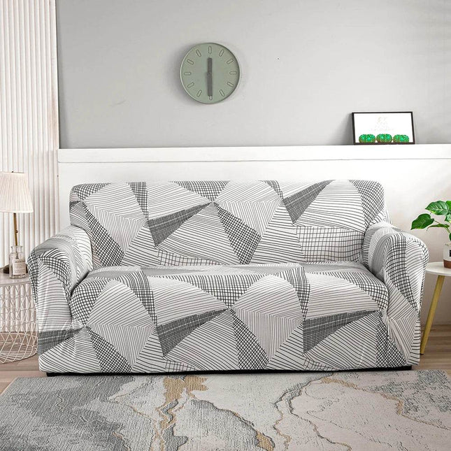 Elastic Universal Zig Zag Vintage Sofa Slipcovers - Mad Fly Essentials