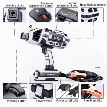 Electric 4600W Handheld Portable Welding Tools Home Essentials - Home Essentials - JALU - Mad Fly Essentials