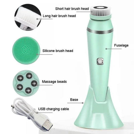 Electric USB Skin Spa Facial Brush Massager - Massager - Ulian - Mad Fly Essentials