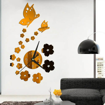 Electronic Butterfly Hanging Quartz Wall Clock - Wall Clock - Preferred DIY Clock - Mad Fly Essentials
