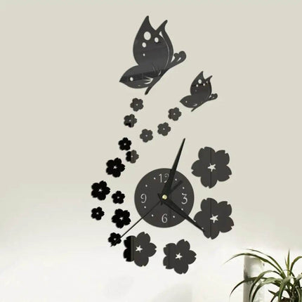 Electronic Butterfly Hanging Quartz Wall Clock - Wall Clock - Preferred DIY Clock - Mad Fly Essentials