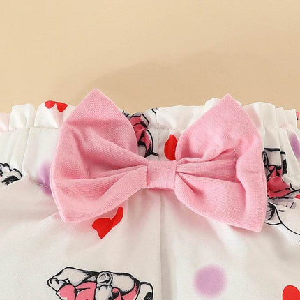 Elephant Cartoon Bodysuit Baby Girl Set - Mad Fly Essentials