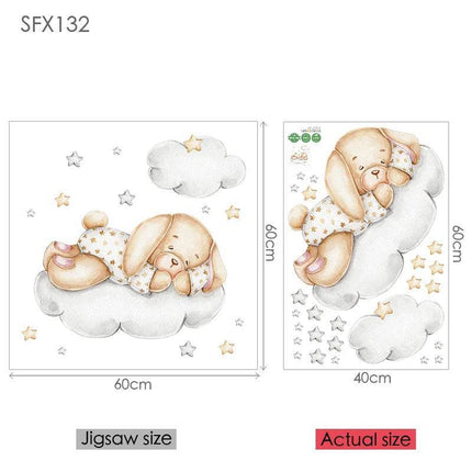 Elephant Giraffe Animal 3D Wall Sticker - 3D Wall Sticker - Sproutfox - Mad Fly Essentials