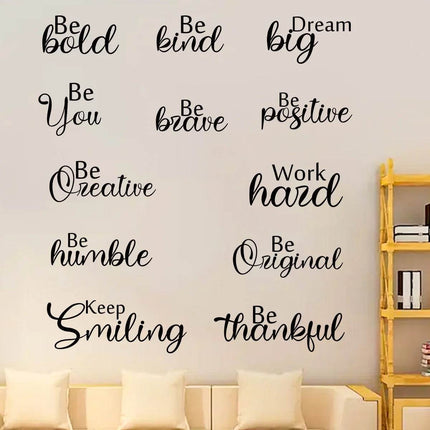 English Sweet Encourage Text 3D Wall Sticker - 3D Wall Sticker - 001 - Mad Fly Essentials