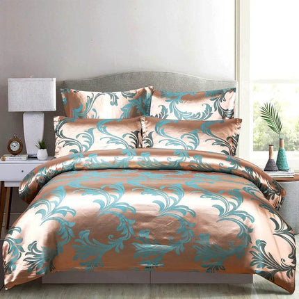 European Jacquard Satin Bedding Duvet Set - Duvet Set - S - EMIGA - Mad Fly Essentials
