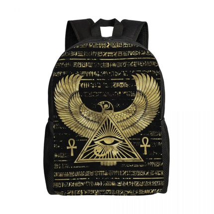 Eye Horus Egyptian 3D Laptop Backpack - Backpack - COOLOST - Mad Fly Essentials