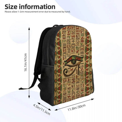 Eye Horus Egyptian 3D Laptop Backpack - Backpack - COOLOST - Mad Fly Essentials