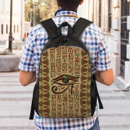 Eye Horus Egyptian 3D Laptop Backpack - Backpack - COOLOST - Mad Fly Essentials