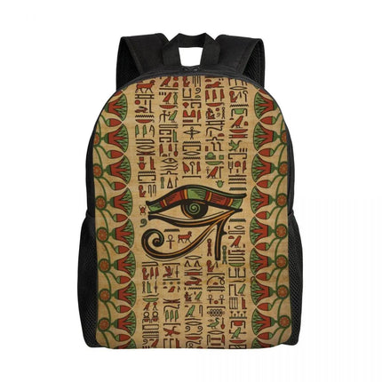 Eye Horus Egyptian 3D Laptop Backpack - Backpack - COOLOST - Mad Fly Essentials