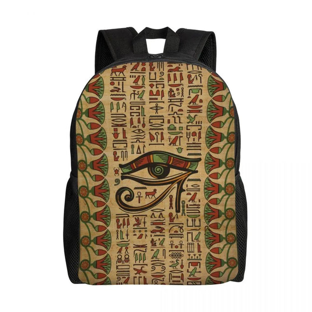 Eye Horus Egyptian 3D Laptop Backpack - Backpack - COOLOST - Mad Fly Essentials