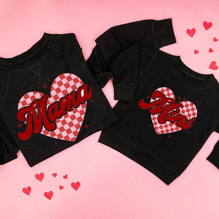Family Match Valentine Mother Mad Fly Women Heart Sweater - Sweater - MVUPP - Mad Fly Essentials