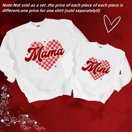 Family Match Valentine Mother Mad Fly Women Heart Sweater - Sweater - MVUPP - Mad Fly Essentials
