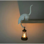 White with lantern