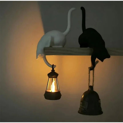 Figurine Gothic Cat Animal Shelf Hook - Figurine - Balonar - Mad Fly Essentials