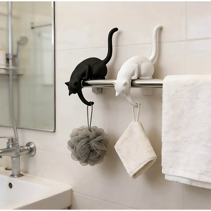 Figurine Gothic Cat Animal Shelf Hook - Figurine - Balonar - Mad Fly Essentials