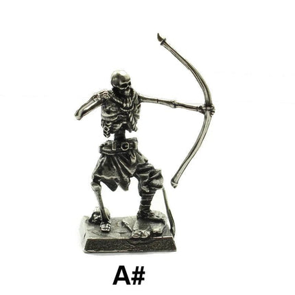 Figurine Skeleton Legion Medieval Miniature Soldier Decor - Figurine - MagiDeal - Mad Fly Essentials